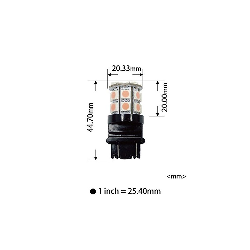 PA LED 2PCS 20SMD 3157 Blue Auto LED Bulb 12V
