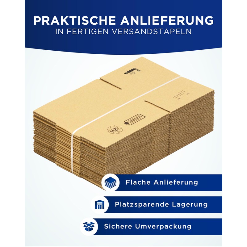 Folding Boxes 230 x 170 x 80 mm Pack of