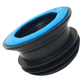 WHAMVOX 1pc Toilet Seal Covers Toilet Gasket Toilet Ring Drain Sealing Ring Toilet Flange Ring Rubber Blue