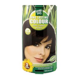Henna Plus Long Lasting Hair Colour Dark Copper Brown 100mL