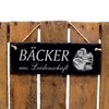 Dekolando Bakery Sign Slate Engraved - Baker from Passion -