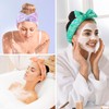 3 Pack Makeup Hair Headband, Spa Bowknot Hair Bands for