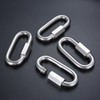Mgoodoo 316 Stainless Steel Ring Catch, Quick Link, O-Shaped Carabiner,