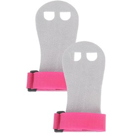 WADY Juego de 2 Muñequeras de Gimnasia para Niñas y Jóvenes, para Gimnasia Barra de Gimnasia Protección de la Palma y Soporte de Muñeca, Accesorios Deportivos para Entrenamiento y Ejercicio (Rosa, S)