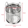 LENITH Stainless Steel Kitchen Round Utensil Holder - Weighted Base