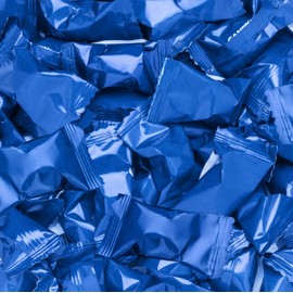 Candy Envy - Blue Wrapped Buttermints - 13 oz. Bag - 100 Individually Wrapped Candy Mints