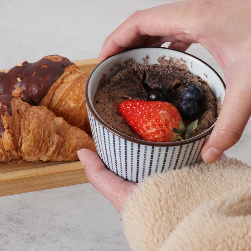 6 Oz Ceramic Ramekins, Creme Brulee Ramekin Oven Safe for