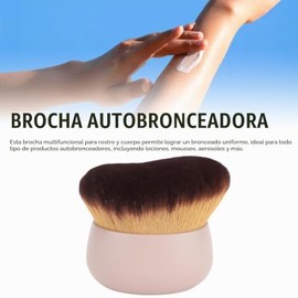 Yoidesu Self Tanner Brush, Gran Pincel de Bronceado para la Cara y el Cuerpo Bronceador para el Kabuki Cepillo de Maquillaje de la Pierna Aplicador