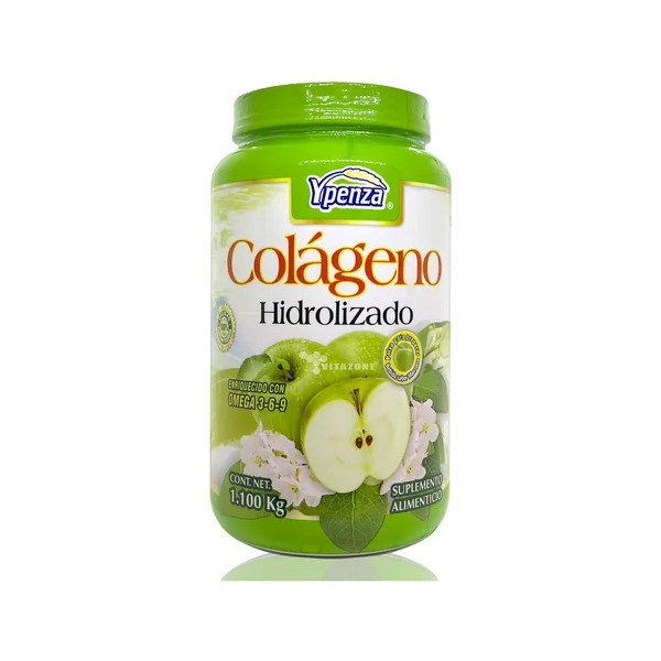 Suplemento en polvo Ypenza Colágeno sabor manzana x 1.1kg