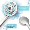 6-Setting Shower Head with Handheld, JDO High Pressure Hand held