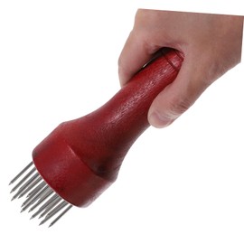 Ipetboom Stainless Steel Meat Tenderizer Mallet with Handle Ergonomic Kitchen Tool for Tenderizing Beef Pork Needle Blades for Softening Meat Fibers