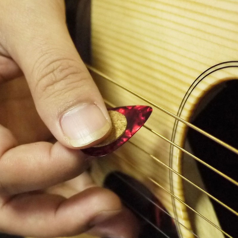 Mr.Power Guitar Pick Non-slip Grip Cork Sticked on Pick