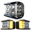 SLARY 4 Inch LED Work Lights LED Strobe Pods, Side