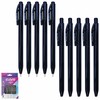 CLARO Trion SRT Retractable Ballpoint Pens, BLACK, Fine Point (0.7mm),
