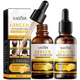 Sadoer Ginger Anti-Hair Loss Oil, Sadoer Ginger Anti Hair Loss Treatment Essence, Ginger Extract Hair Growth Oil (2)