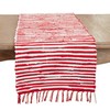 Festive Candy Cane Chindi Table Runner