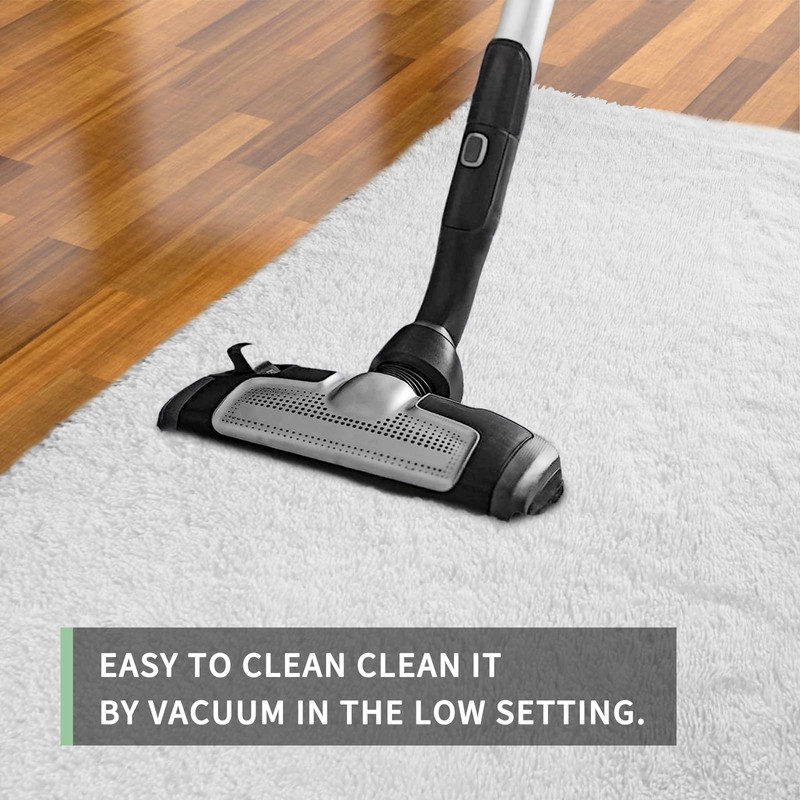 Sour Lemon Rugs Living Room 60x120cm, White Runner rug for