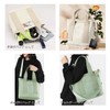 Aquamie Small Mini Tote Bag with Dividers, Zipper, Shoulder, Cross-body