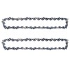 AAAQQ 2PCS 8'' Polesaw Chain for Black & Decker LPP120