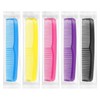 200pcs Plastic Colorful Combs in Bulk, Individually Wrapped, Double Tooth