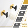 Angle Simple Bathroom Towel Hook 2 Pack, SUS 304 Stainless