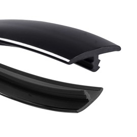 SBWLKJ 26FT T-Molding Black Trim Moulding 3/4"(20mm) Flexible Polyethylene Center Barb Tee Moulding T-Shape for Edge Slit, Arcade Game Cabinets, Wall, Tables, Counters, Shelves DIY Projects