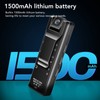 WiFi Body Camera 4K HD Motion Detection 1500mAh 180 Degree