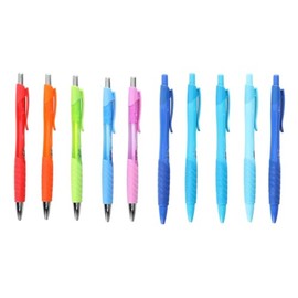 Generic Forma Inc. 1.0 mm Ball Point Retractable Pen10ct - Blue ink W/1 Sticky Note Pad - Phyphy's Set, PA994