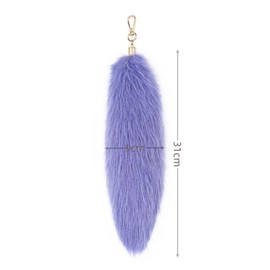 Izemisonico Tail Key Holder, Mofufufu, Tail, Accessory, Cosplay, Fox, Dog, Cute Tail, Cosplay, Costume, Costume, Anima, Strap, purple