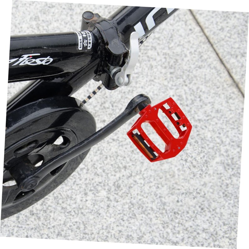 Abaodam 1 Pair Aluminium Alloy Bike Pedals with Rolling Beads