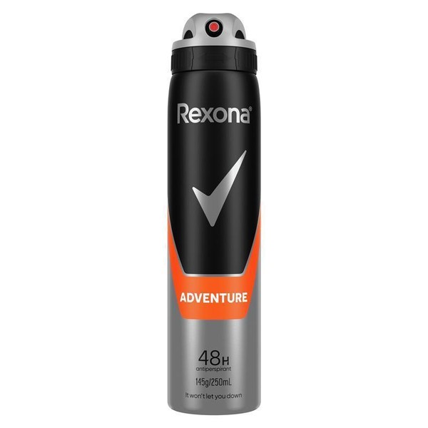 REXONA Men Antiperspirant Aerosol Deodorant Adventure 250ml