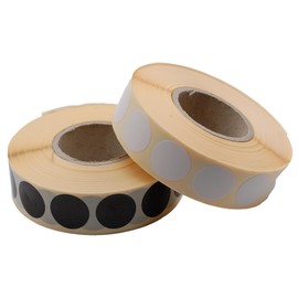 Flachberg Shooting Plasters for Targets 20 mm Black / White Pack of 4000