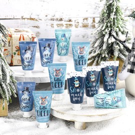 Dansib Winter Hand Cream Christmas Hand Cream Gifts Hand Lotion Bulk Gift Set Moisturizing Cracked Hand Care Lotion 1.1 Fl oz Travel Size Dry Skin Xmas Stocking Stuffers Men Women Kids Coworkers (48)