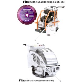 pro right industry 12" Soff-Cut Early Entry Diamond Blade Excel Purple XL12-1000 Item 542756105 - 1