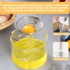 Stainless Steel Egg Separator Tool, Long Handled Egg Yolk Separator,