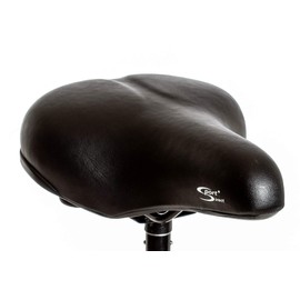 Sport Direct Large Gel Ladies Saddle Black