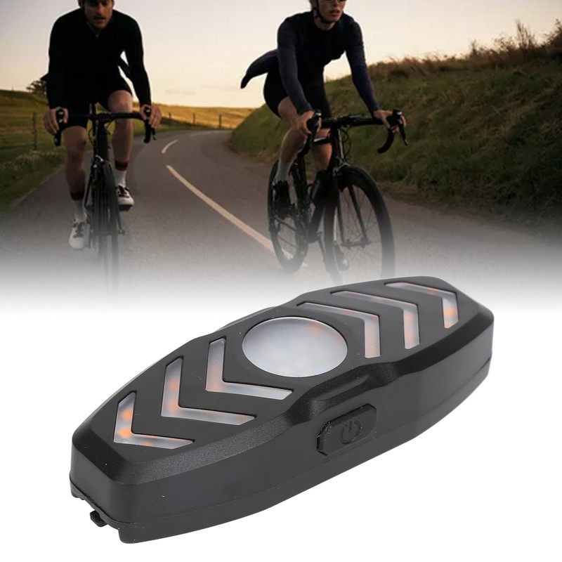 Bike Rear Light Smart Remote Control Turn Signal USB Rechargeable