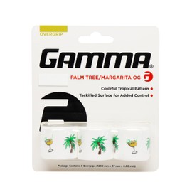 Gamma Tennis Overgrip, Ideal for Tennis, Pickleball, Squash, Badminton, and Racquetball, Durable and Absorbent, Easy to Apply, Customize Your Racquet, Fun Designs