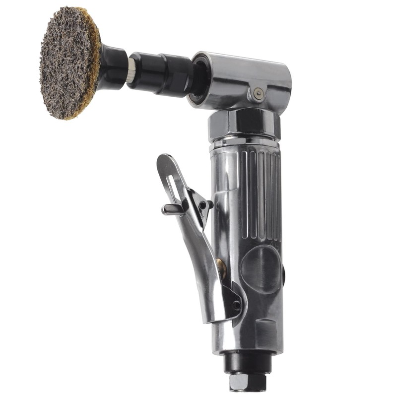 1/4" air die grinder with 20 pcs sanding discs, right