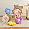 Mepherl 2 Pcs Flower Throw Pillows,15.7" Flower Shaped Pillow Set