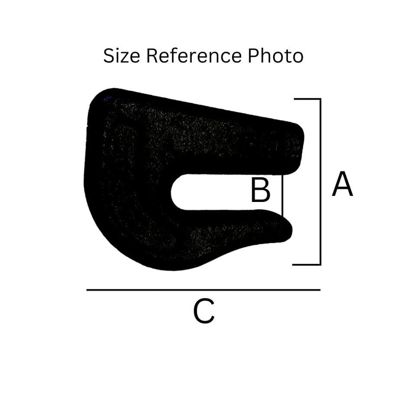 Best Metal Products (25) Weld ON Grab Chain Hooks 5/16"