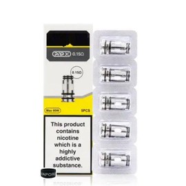 Vaporly UK PnP X Coils for Voopoo Drag 5, Drag S2, Drag X2, Argus Pro 2 Kits (0.15 ohm (60-80w) DTL)
