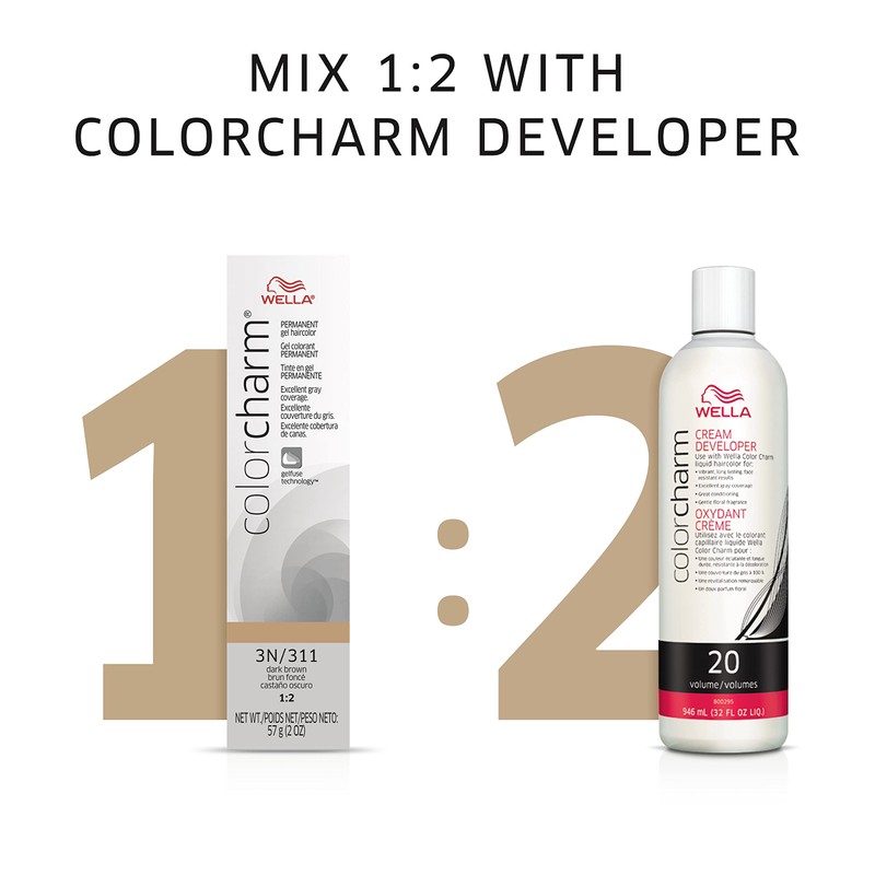 Wella Color Charm Gel, 711/7N Medium Blonde, 2 Ounce