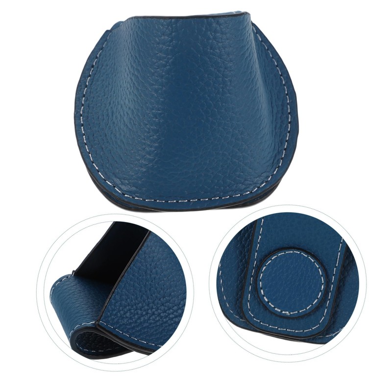 Kisangel Billiard Chalk Bag Compact Portable PU Holder for Snooker