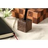 KATOMOKU Building Blocks Pen Holder Wood Brown Ploom TECH Stand