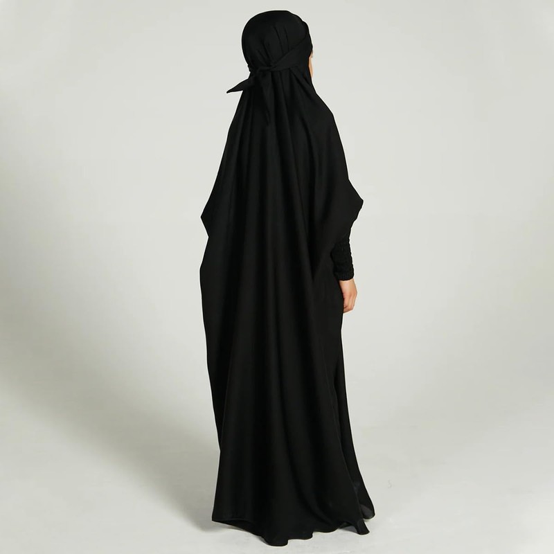 IDOPIP Muslim Girl Abaya Dress Baya Dubai Arabian Jilbab Skirt