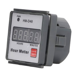 Hour Meter Digital Display Timer ABS Gauge 0‑999.99 Hours Timing Tool AC 220‑240V