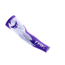 NRV Esport Mutant Cuff - Gaming Compression Cuff for Esports - Breathable, Durable and Flexible Design - White & Purple, purple, 3XL