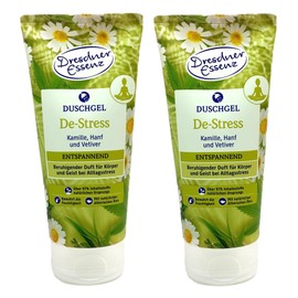 Dresdner Essenz De-Stress Shower Gel 2 x 200 ml Pack of 2