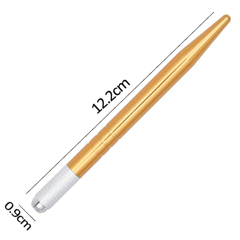 XIAOYU 10 Pieces Microblading Pens Manual Eyebrow Tattoo Pens Light